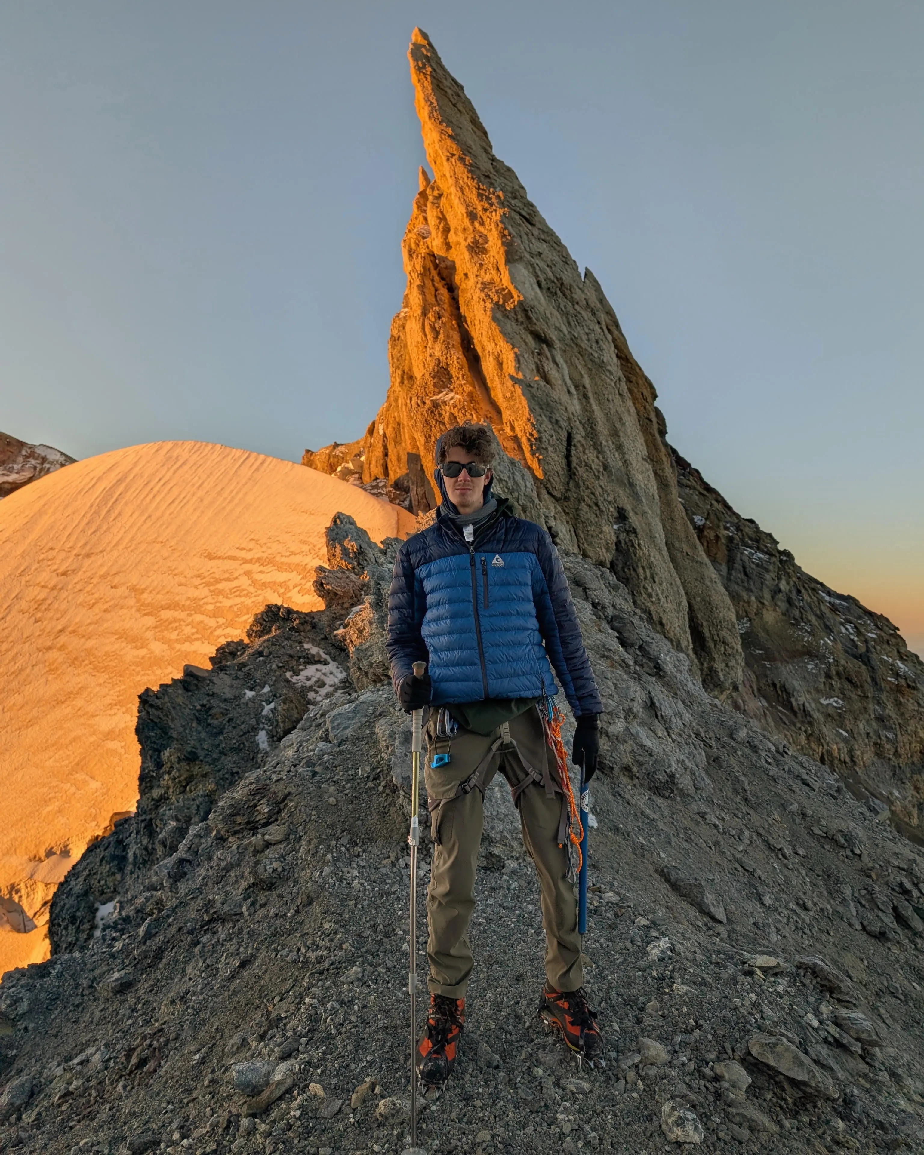 Backpacking and mountaineering