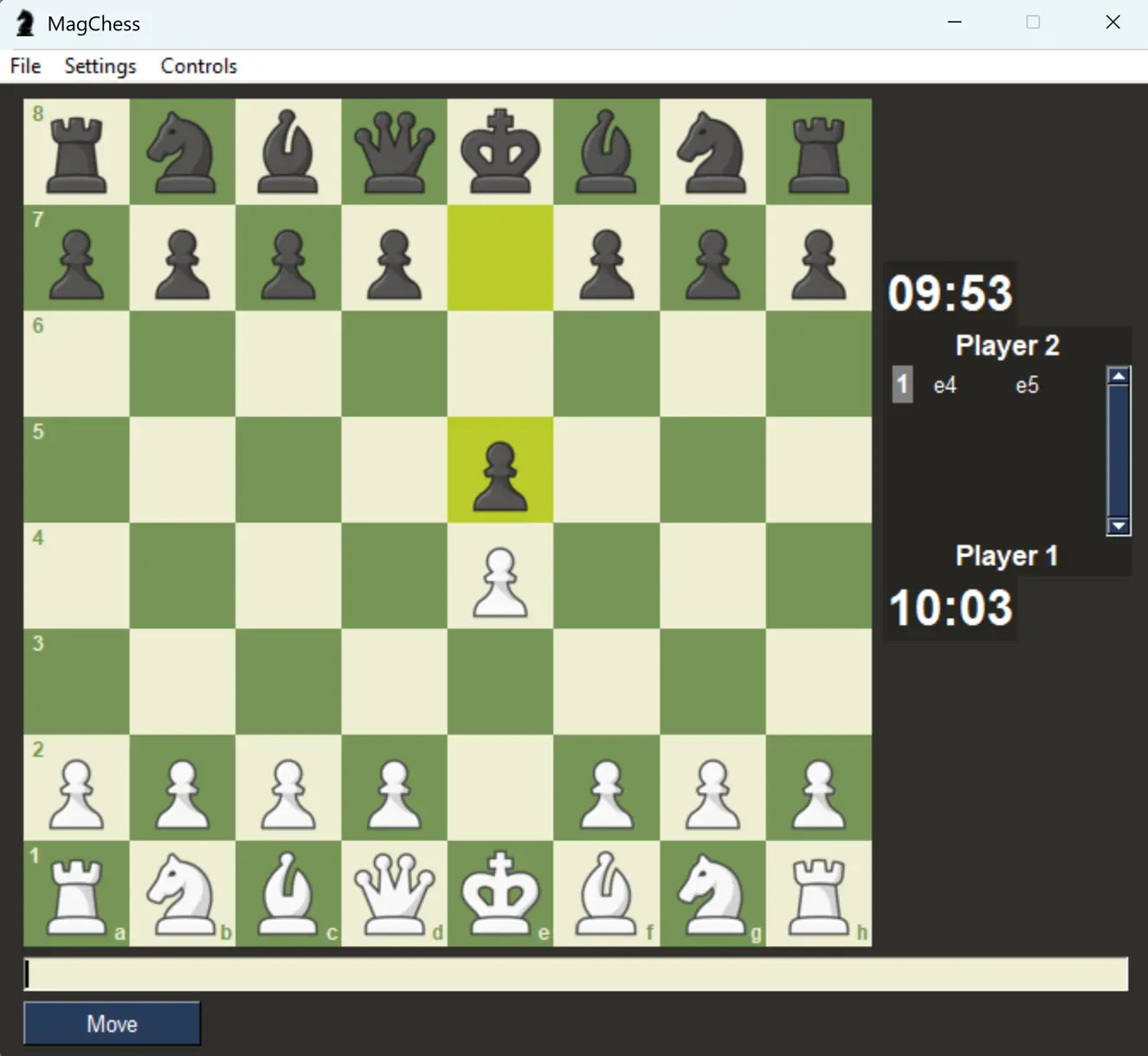 MagChess Desktop GUI Interface